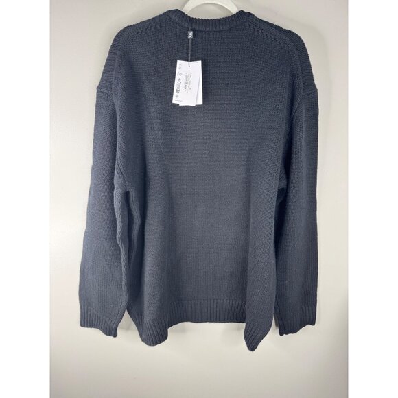 NWT JW Anderson Guinness Logo Cashmere Blend Sweater Jumper Black White Mens XL - Picture 5 of 6